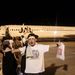 ジャマイカを彷彿とさせる、蒸し暑いなかの飛行機直乗り。帰るくせにテンションUP。