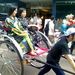 昨日と今日は熊本では「清正公（せいしょこ）まつり」という加藤清正ゆかりのお祭りらしく、市内中にゆかたのひとびとが。