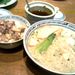オレオススメの「Aセット」（エビワンタン香港麺と豚丼）。ヤバーイ！！！