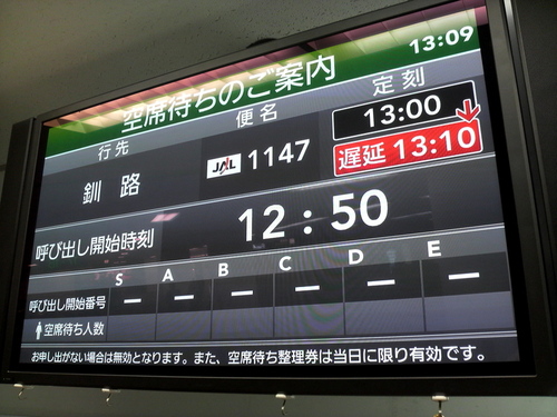 昨日は長い一日でした。まず大阪から東京に戻り、羽田空港に付いたときには搭乗時刻をちょっと過ぎていましたが、奇跡的に出発が１０分遅れてセーフ！！