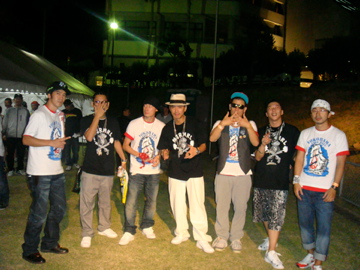 FIRE B,HOME-G,野郎＆サムライ，全ての関係者の皆様お疲れ様でした！！遊びに来た皆さんありがとう！！マタライネ〜〜〜ン！！！