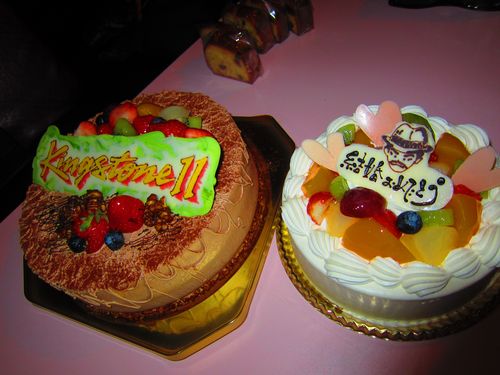 当日にはこんなケーキも頂いたり！！神戸のケーキ屋さんShin　感謝です！